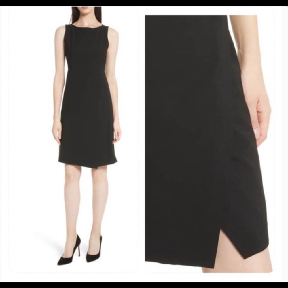 NWT Theory Risbana Wrap Shift Dress in Good Wool